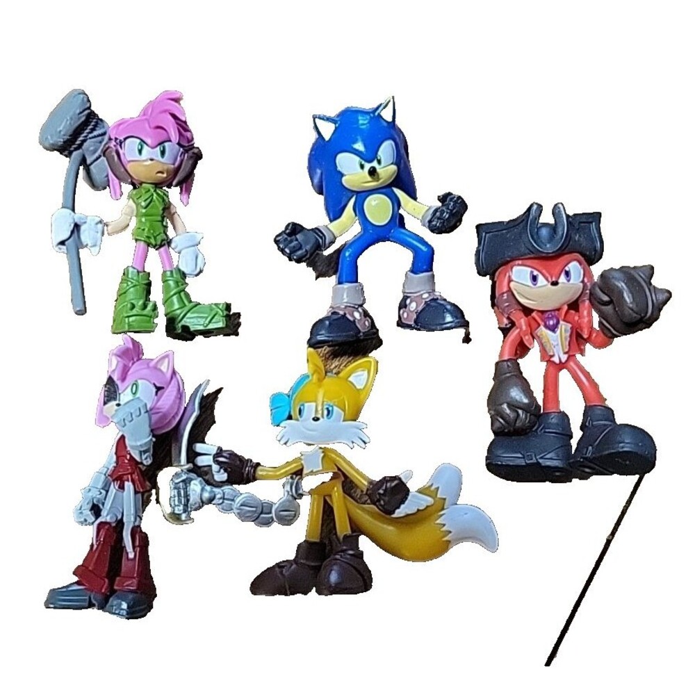 Sonic The Hedgehog Prime Pirate‎ Tails Knuckles Thorn Amy Rose Rusty figures
